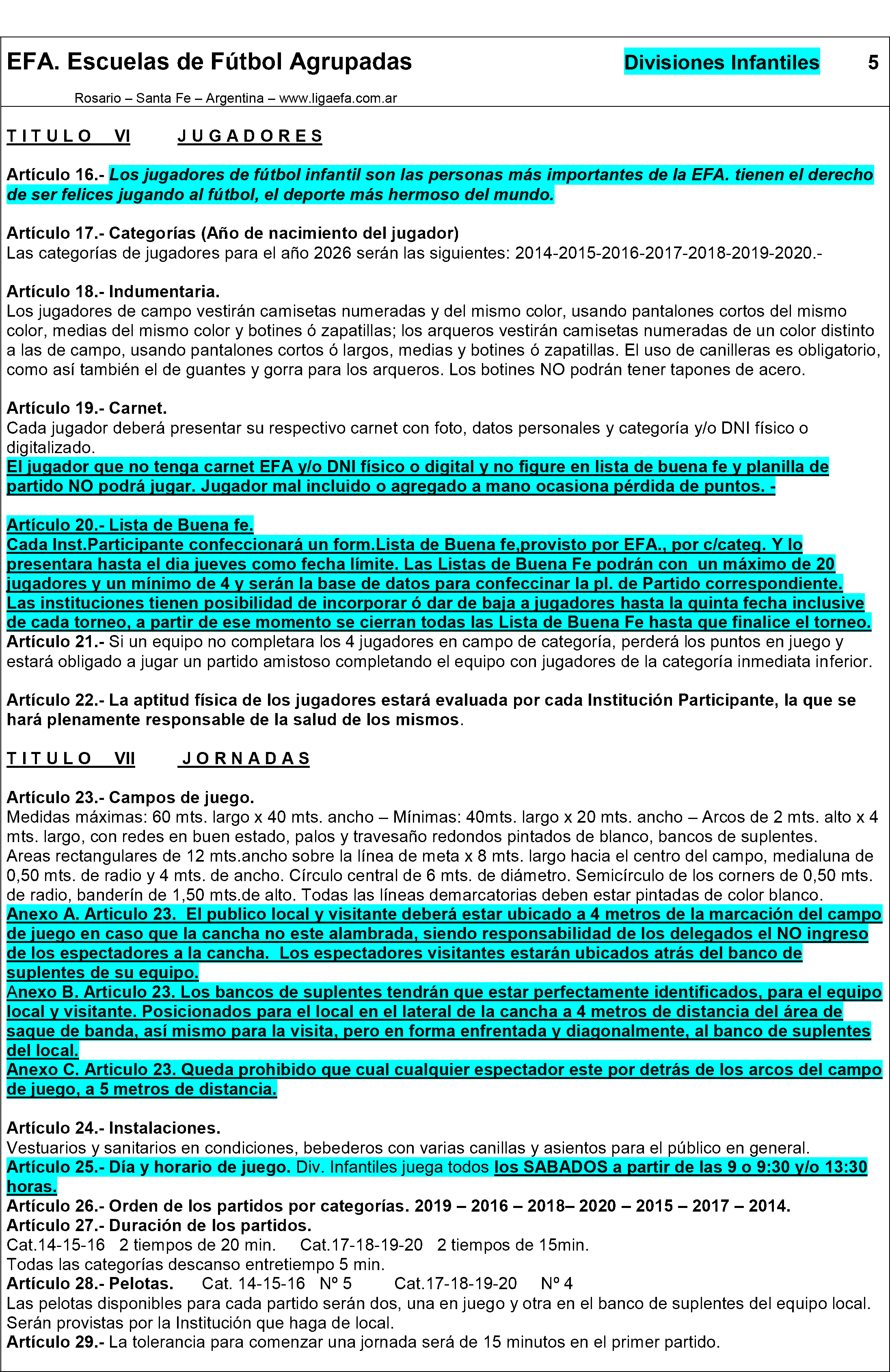 Reglamento hoja 5